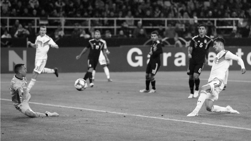 არგენტინასთან თამაში გერმანული კუთხით